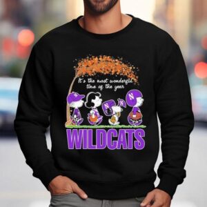 Snoopy The Peanuts Northwestern Wildcats It S The Most Wonderful Time Of The Year Sweatshirt