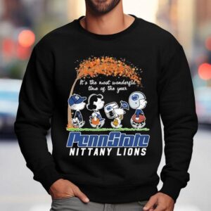 Snoopy The Peanuts Penn State Nittany Lions It's The Most Wonderful Time Of The Year Shirt 3 Snoopy The Peanuts Penn State Nittany Lions It S The Most Wonderful Time Of The Year Sweatshirt