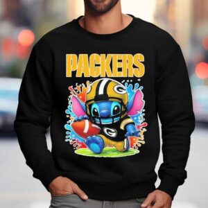 Stitch Fan Green Bay Packers Nfl Sweatshirt