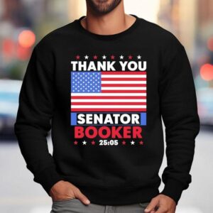 Thank You Senator Cory Booker 2025 Shirt 3 Thank You Senator Cory Booker Sweatshirt