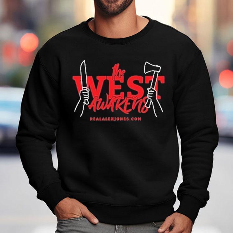 The West Awakens Alex Jones Shirt The West Awakens Alex Jones Shirt