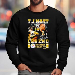 Tj Watt Legend Pittsburgh Slers Football Signature Sweatshirt