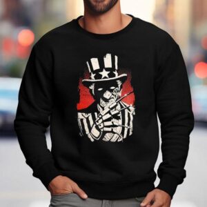 Uncle Kruger Style Uncle Sam Nightmare Sweatshirt