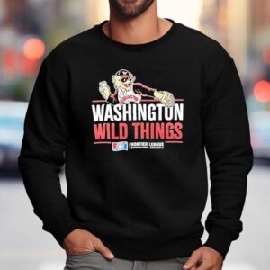 Washington Wild Things 2025 Frontier League Professional Baseball Shirt 3 Washington Wild Things Frontier League Professional Baseball Sweatshirt
