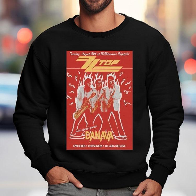 Zztop All Ages Welcome Danava Tour 2025 Shirt Zztop All Ages Welcome Danava Tour 2025 Shirt