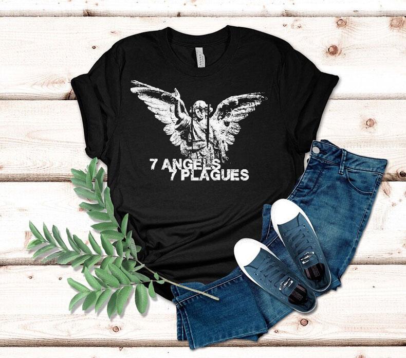 7 Angels 7 Plagues Angel Statue Shirt 7 Angels 7 Plagues Angel Statue Shirt
