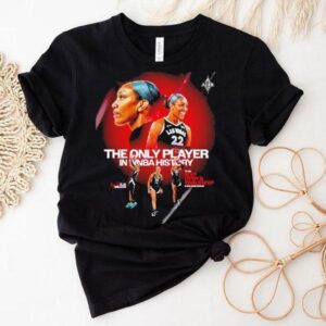 A’ja Wilson The Only Player In Wnba History Las Vegas Aces 2025 Shirt A’ja Wilson The Only Player In Wnba History Las Vegas Aces 2025 Shirt