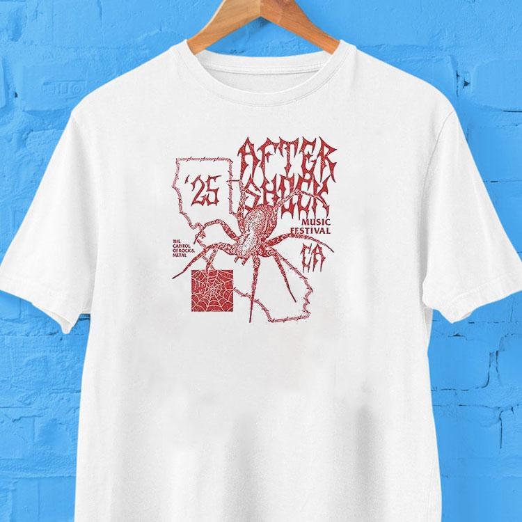 Aftershock Festival 2025 Sacramento California Discoverty Park Arachnofornia Shirt Aftershock Festival 2025 Sacramento California Discoverty Park Arachnofornia Shirt
