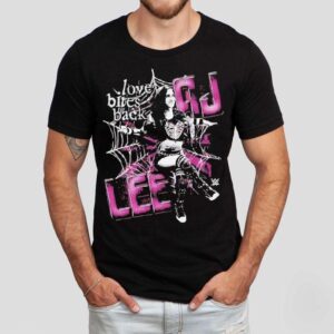 Aj Lee Spider Love Bites Back Graphic Shirt