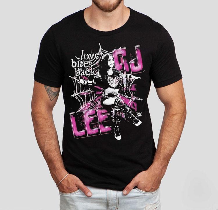 Aj Lee Spider Love Bites Back Graphic Shirt Aj Lee Spider Love Bites Back Graphic Shirt