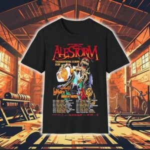 Alestorm East Thunderfisting European Tour 2025 Shirt