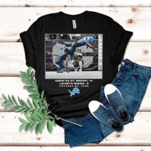 Amon-ra St Brown And Jahmyr Gibbs Detroit Lions 2025 Photo Shirt Amon-ra St Brown And Jahmyr Gibbs Detroit Lions 2025 Photo Shirt