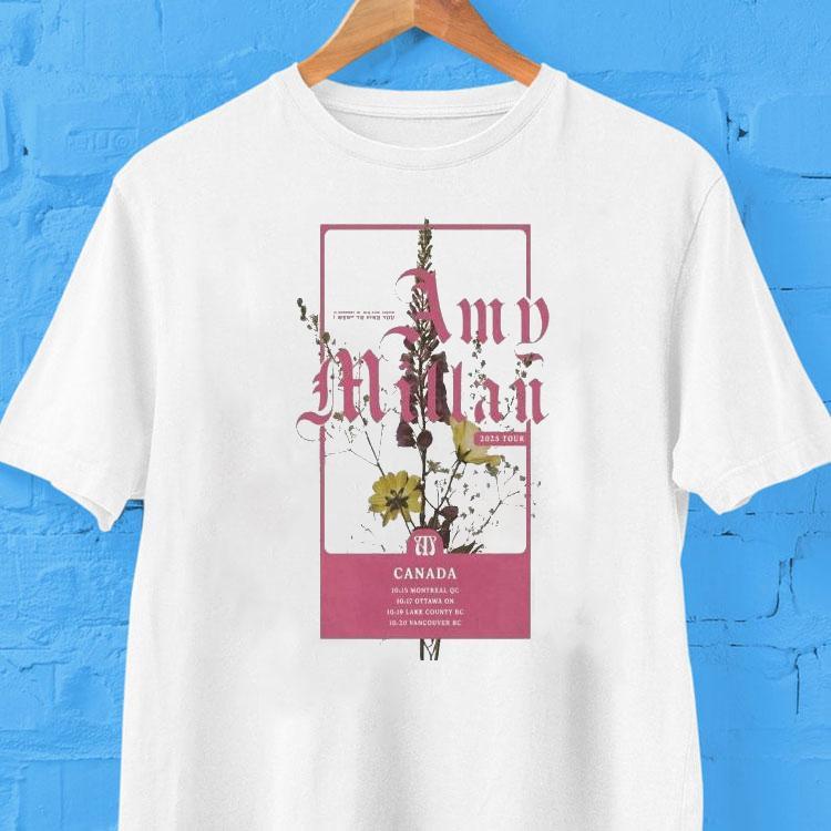 Amy Millan Canada Tour 2025 Shirt Amy Millan Canada Tour 2025 Shirt