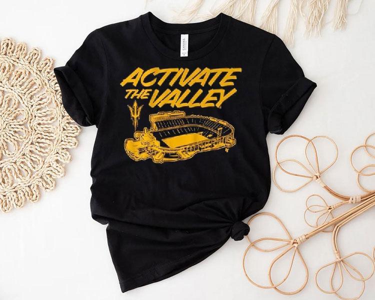 Arizona State Football Activate The Valley Stadium Shirt Arizona State Football Activate The Valley Stadium Shirt