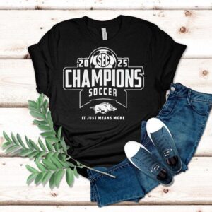 Arkansas Razorbacks 2025 Sec Champions Soccer It Just Neans Nore Shirt