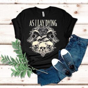 As I Lay Dying Mirror Ravens Shirt As I Lay Dying Mirror Ravens Shirt