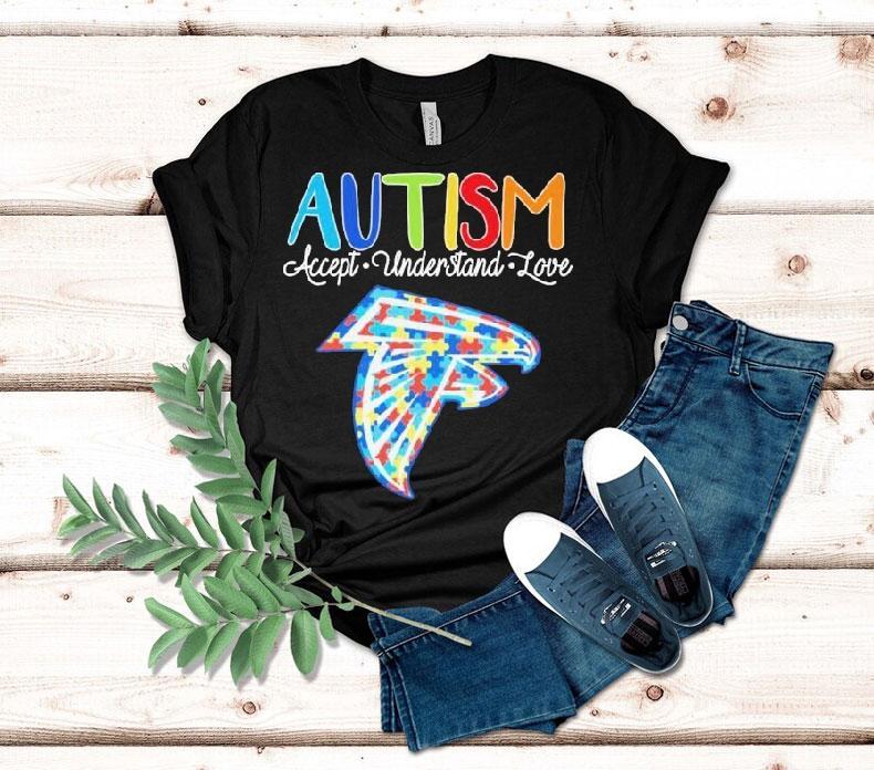 Atlanta Falcons Autism Accept Understand Love Shirt Atlanta Falcons Autism Accept Understand Love Shirt