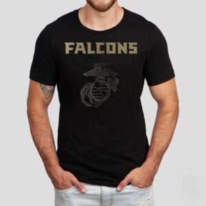 Atlanta Falcons X United States Marine Corps First In Last Out Shirt Atlanta Falcons X United States Marine Corps First In Last Out Shirt