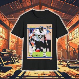 Baltimore Ravens Ray Lewis Trading Card Shirt Baltimore Ravens Ray Lewis Trading Card Shirt