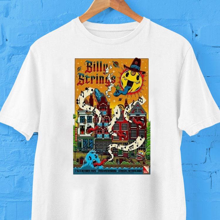 Billy Strings October 7-8, 2025 Tivolivredenburg In Utrecht, Netherlands Shirt Billy Strings October 7-8, 2025 Tivolivredenburg In Utrecht, Netherlands Shirt