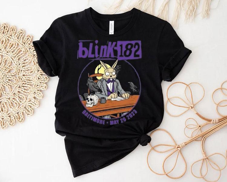 Blink-182 May 26 2023 Baltimore Event Shirt Blink-182 May 26 2023 Baltimore Event Shirt