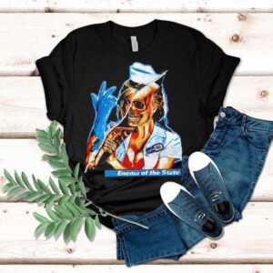 Blink-182 Skeleton Nurse Enema Of The State Shirt