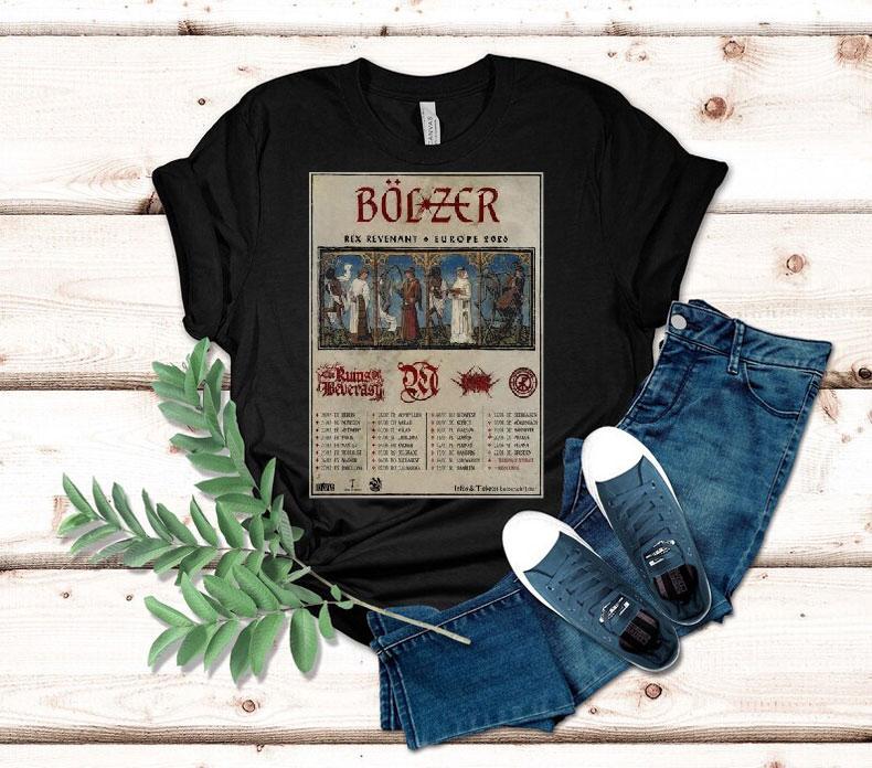 Bolzer Band Rex Revenant Europe Tour 2026 Shirt Bolzer Band Rex Revenant Europe Tour 2026 Shirt