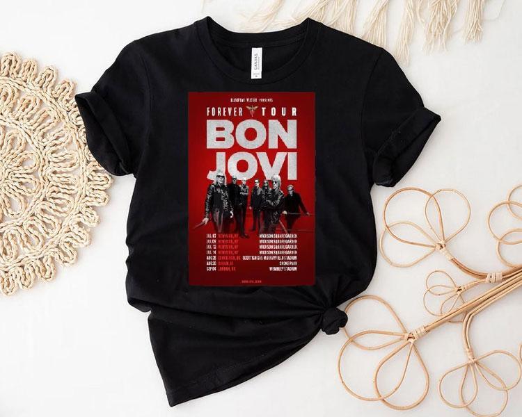 Bon Jovi Forever Tour Hampton Water Presents 2026 Shirt Bon Jovi Forever Tour Hampton Water Presents 2026 Shirt