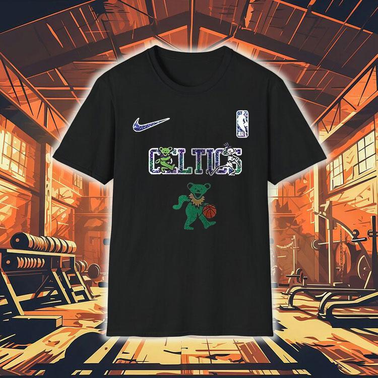 Boston Celtics Grateful Dead 60th Anniversary Bears Shirt Boston Celtics Grateful Dead 60th Anniversary Bears Shirt