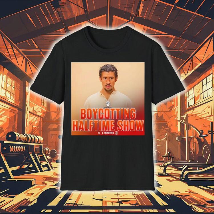 Boycotting Bad Bunny Super Bowl Halftime Show Shirt Boycotting Bad Bunny Super Bowl Halftime Show Shirt