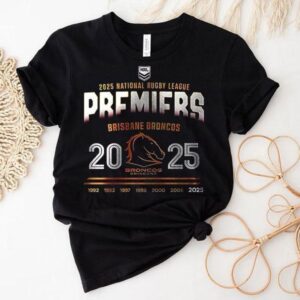 Brisbane Broncos 2025 Telstra Premiers Trophy Team Signature Shirt Brisbane Broncos 2025 Telstra Premiers Trophy Team Signature Shirt