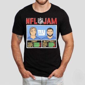 Cam Skattebo And Jaxson Dart New York Giants Nfl Jam 2025 Shirt Cam Skattebo And Jaxson Dart New York Giants Nfl Jam 2025 Shirt