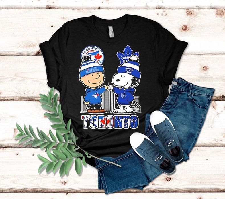 Charlie Brown And Snoopy X Toronto Blue Jays And Toronto Maple Leafs Shirt Charlie Brown And Snoopy X Toronto Blue Jays And Toronto Maple Leafs Shirt