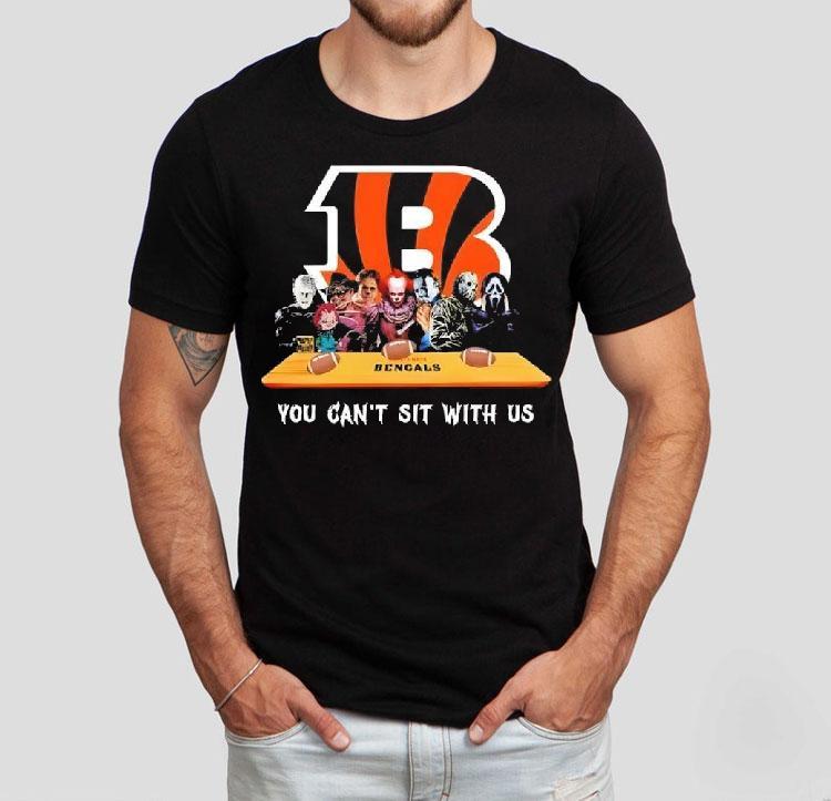 Cincinnati Bengals Horror Movies Halloween You Can’t Sit With Us Shirt Cincinnati Bengals Horror Movies Halloween You Can’t Sit With Us Shirt