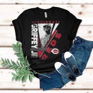Cincinnati Reds Ken Griffey Jr. Mitchell Ness In The Zone Player Graphic Shirt Cincinnati Reds Ken Griffey Jr. Mitchell Ness In The Zone Player Graphic Shirt