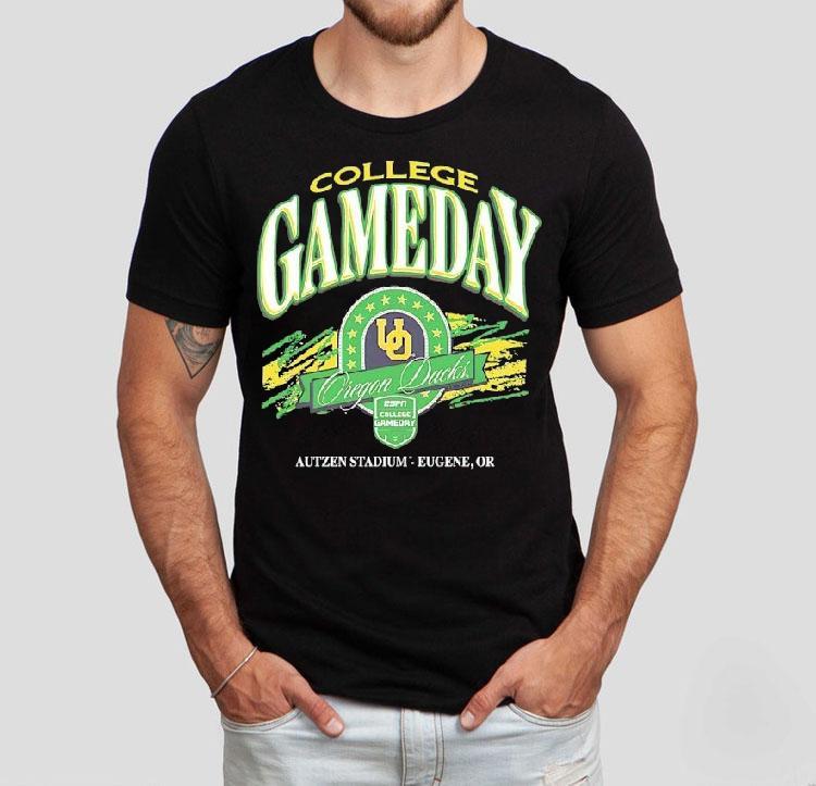 College Gameday Oregon Ducks Autzen Stadium 2025 Shirt College Gameday Oregon Ducks Autzen Stadium 2025 Shirt