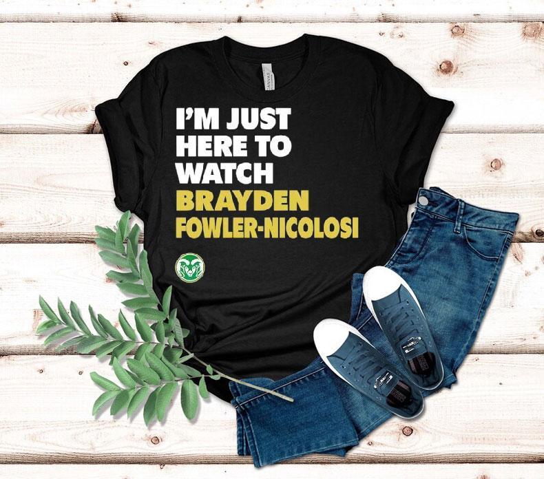 Colorado State Forest Green Game Day I’m Just Here To Watch Shirt Colorado State Forest Green Game Day I’m Just Here To Watch Shirt