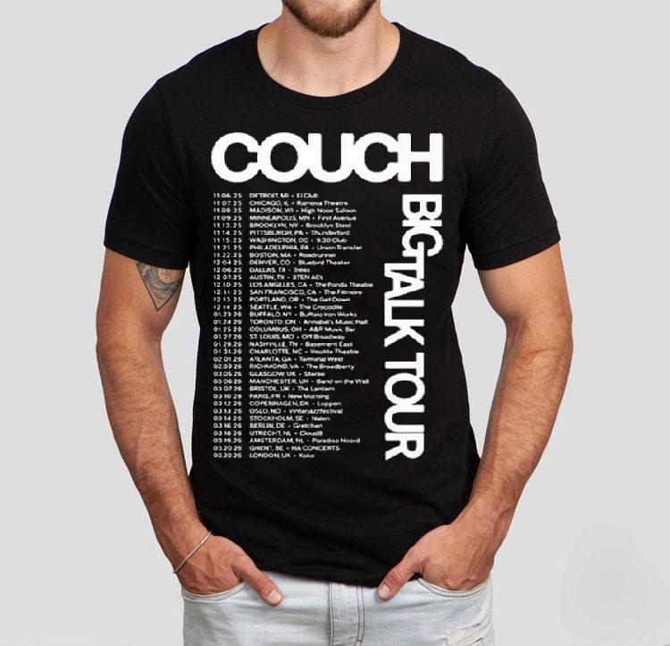 Couch The Band Big Talk Tour 2025-26 Shirt Couch The Band Big Talk Tour 2025-26 Shirt