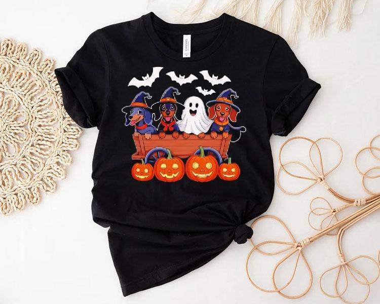 Dachshund Happy Halloweiner Halloween Dogs Lover Shirt Dachshund Happy Halloweiner Halloween Dogs Lover Shirt