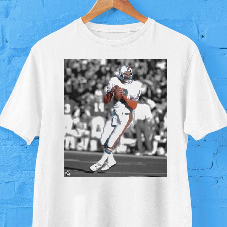 Dan Marino Miami Dolphins Pay Homage Tri-blend Shirt Dan Marino Miami Dolphins Pay Homage Tri-blend Shirt