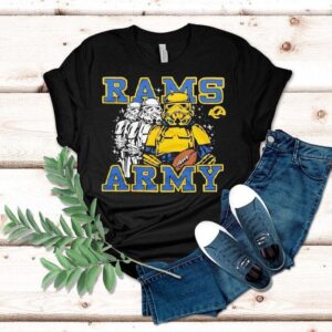 Darht Vander X Los Angeles Rams Football Army Shirt Darht Vander X Los Angeles Rams Football Army Shirt