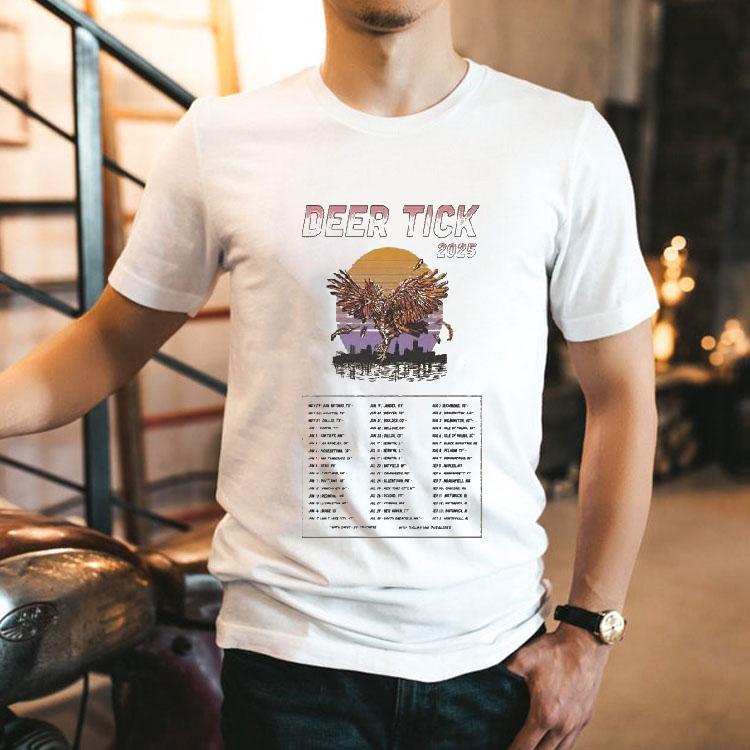 Deer Tick Tour June July 2025 Dates Shirt Deer Tick Tour June July 2025 Dates Shirt