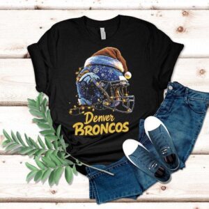 Denver Broncos Nfl Helmet Merry Christmas 2025 Shirt Denver Broncos Nfl Helmet Merry Christmas 2025 Shirt