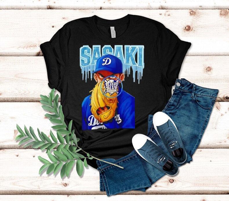 Dodgers Roki Sasaki Ice Anime Shirt Dodgers Roki Sasaki Ice Anime Shirt