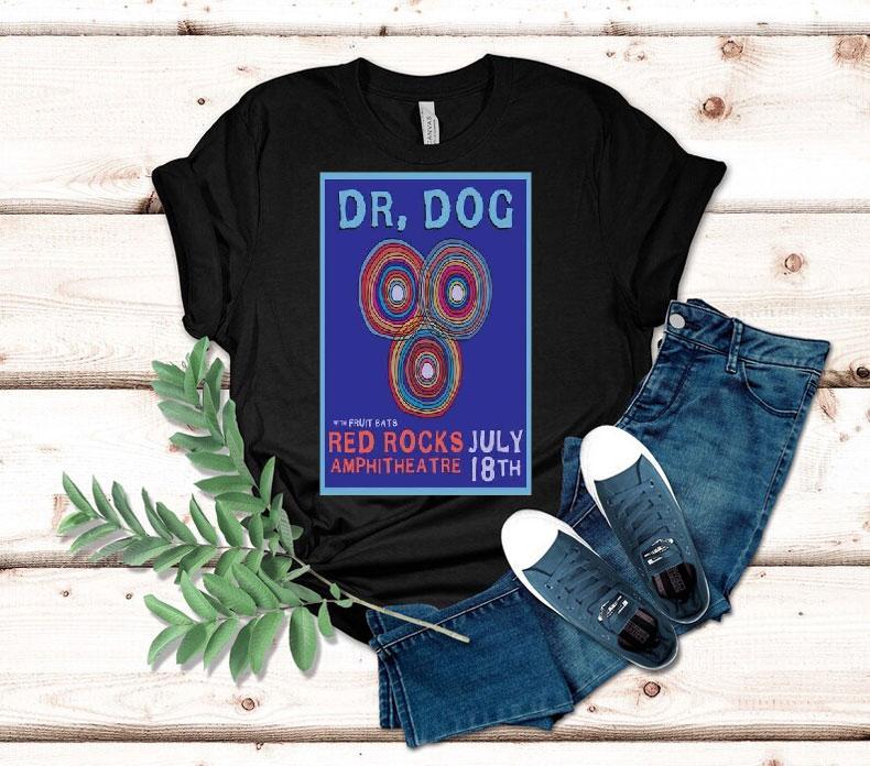 Dr. Dog With Fruit Bats Red Rocks Amphitheatre Morrison Colorado July 18th 2024 Shirt Dr. Dog With Fruit Bats Red Rocks Amphitheatre Morrison Colorado July 18th 2024 Shirt