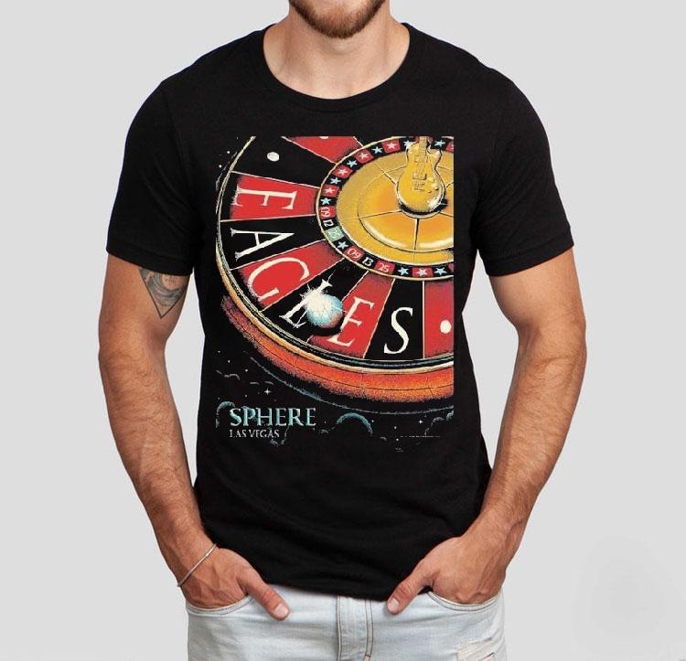 Eagles Live At Sphere Las Vegas On September 12 And 13 2025 Venue Roulette Shirt Eagles Live At Sphere Las Vegas On September 12 And 13 2025 Venue Roulette Shirt
