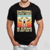 Emotional Support Animal He Screams So I Don’t Have To Goat Vintage Shirt