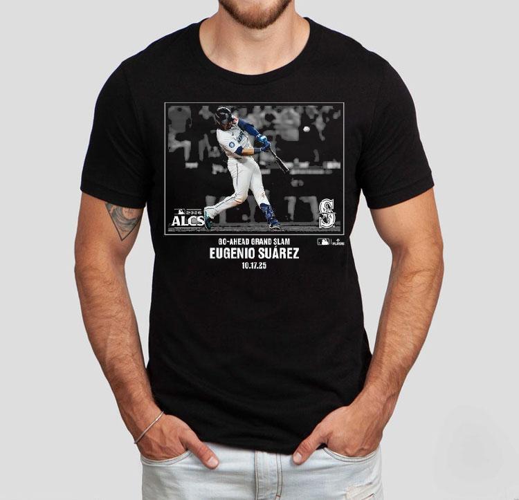 Eugenio Surez Go Ahead Grand Slam Seattle Mariners Alcs 2025 Mlb Postseason Moment Shirt Eugenio Surez Go Ahead Grand Slam Seattle Mariners Alcs 2025 Mlb Postseason Moment Shirt