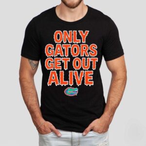 Florida Football Only Gators Get Out Alive Logo Shirt