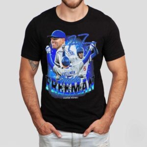 Freddie Freeman Posing Los Angeles Dodgers Mlb Signature Graphic Shirt